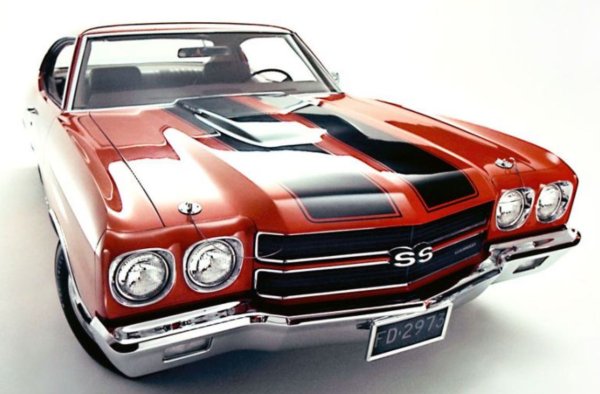 Когато GM смекчава дългогодишното си правило, забраняващо монтирането на двигатели, по-големи от 400 куб. инча в автомобили от среден клас, това води до засилен фокус върху масъл колите в различните отделни на компанията.

Oldsmobile поставя огромен, 455-куб. инча двигател в своя 442, а Chevy инсталира уникален V8, LS6 двигател в Chevelle SS.
Според консервативните оценки двигателят разполага с мощност от 450 к.с. при 500 Hm въртящ момент.
 
През 1970 г. представители на Car and Driver тестват модела, като откриват, че ускорява от 0 до 100 км/ч за 5,4 секунди.

Малко известен факт: Chevrolet Corvette винаги е бил най-производителният автомобил на Chevy. И до LS6, GM не би позволил на нито един друг Chevy да има мощност, по-висока от тази на Corvette. Но по някакъв начин тази позиция е смекчена за 1970 г. &ndash; най-мощният двигател по отношение на конските сили, който можете да получите от Corvette от 1970 г., е LS5 454 с 390 к.с. LS7 е планиран с 465 к.с., но никога не е реализиран така.
